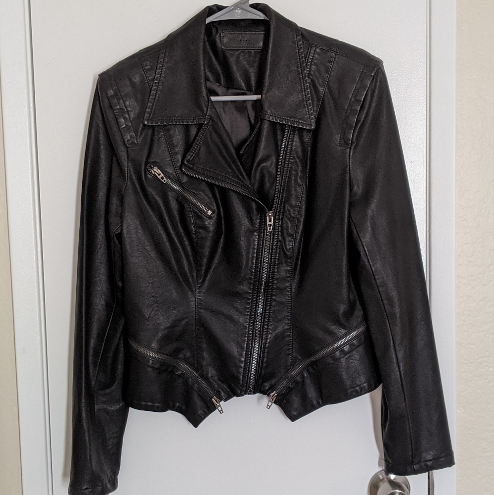 NWOT Blank NYC Faux Leather Biker Jacket